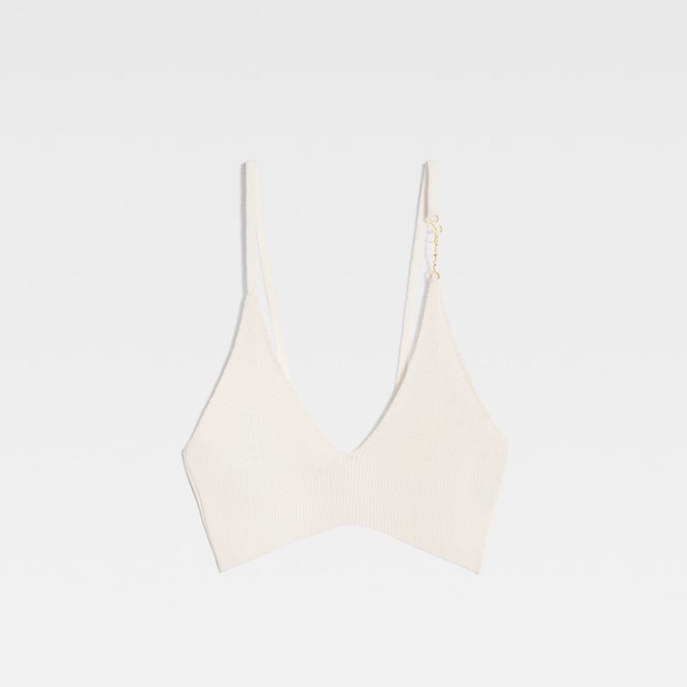 Jacquemus Logo Hardware Crop Top